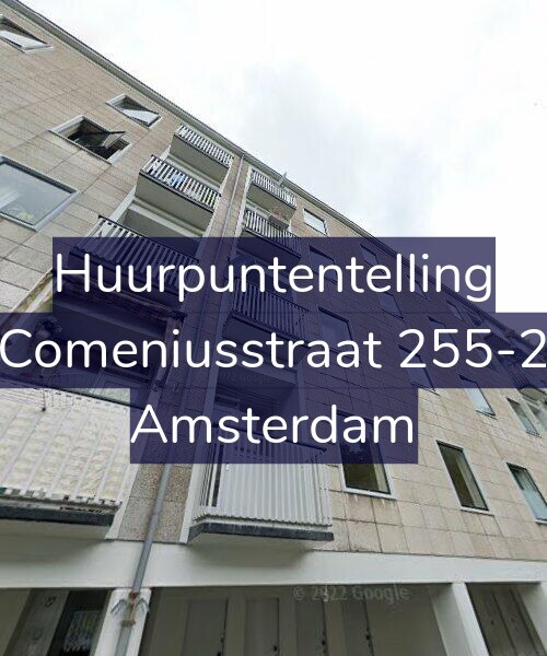 Foto gevel Huurpuntentelling voor Comeniusstraat 255-2, Amsterdam