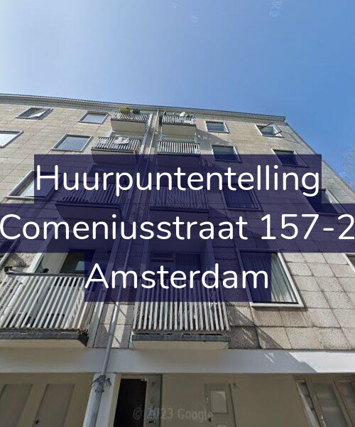 Foto gevel Huurpuntentelling voor Comeniusstraat 157-2, Amsterdam