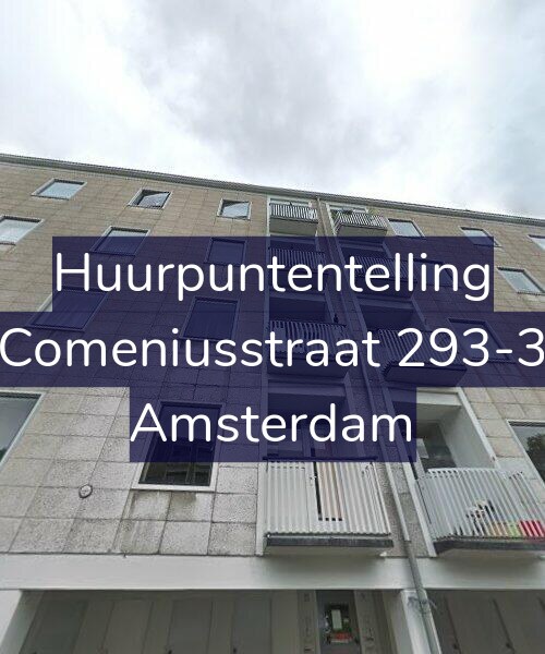 Foto gevel Huurpuntentelling voor Comeniusstraat 293-3, Amsterdam