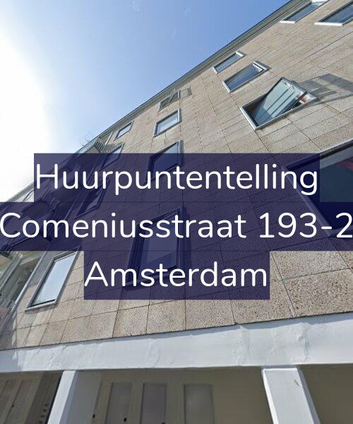 Foto gevel Huurpuntentelling voor Comeniusstraat 193-2, Amsterdam