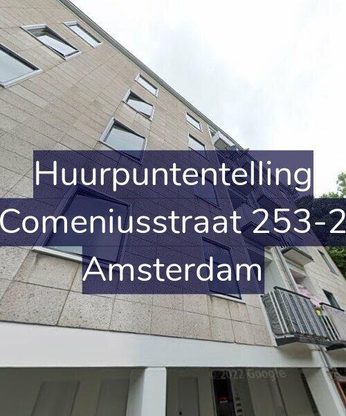 Foto gevel Huurpuntentelling voor Comeniusstraat 253-2, Amsterdam