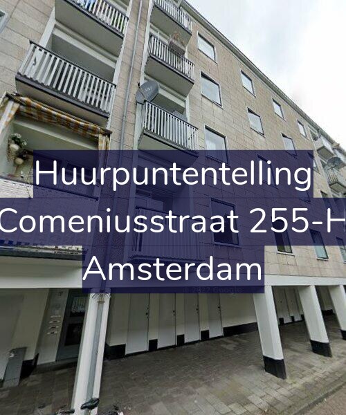Foto gevel Huurpuntentelling voor Comeniusstraat 255-H, Amsterdam
