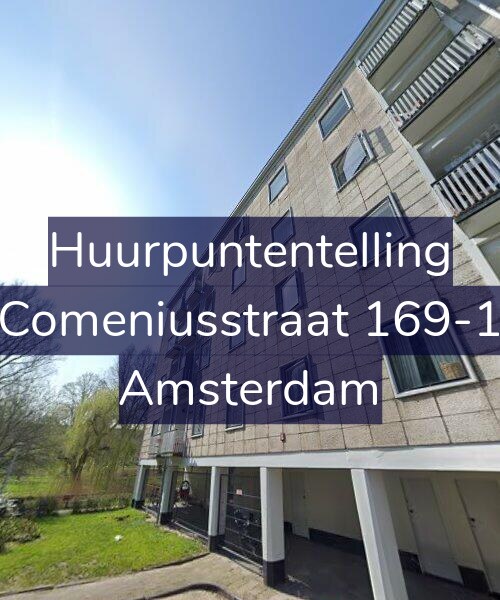 Foto gevel Huurpuntentelling voor Comeniusstraat 169-1, Amsterdam