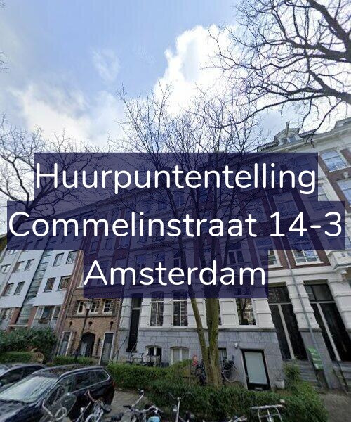 Foto gevel Huurpuntentelling voor Commelinstraat 14-3, Amsterdam