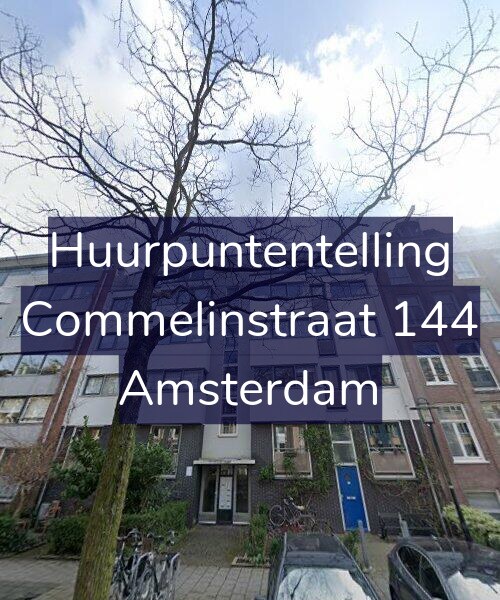 Foto gevel Huurpuntentelling voor Commelinstraat 144, Amsterdam