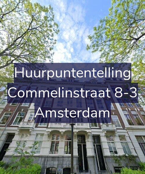 Foto gevel Huurpuntentelling voor Commelinstraat 8-3, Amsterdam
