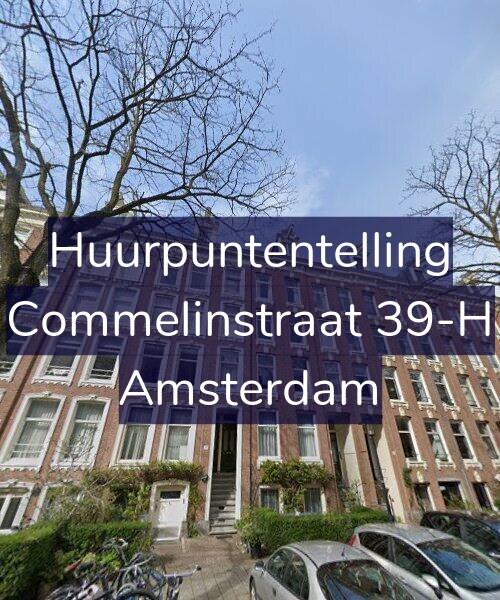 Foto gevel Huurpuntentelling voor Commelinstraat 39-H, Amsterdam