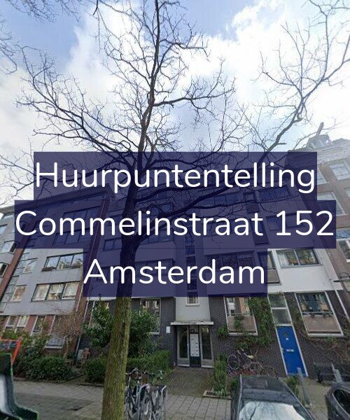 Foto gevel Huurpuntentelling voor Commelinstraat 152, Amsterdam