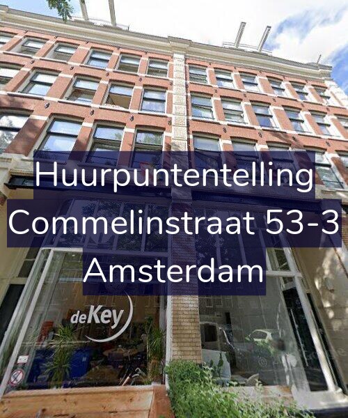 Foto gevel Huurpuntentelling voor Commelinstraat 53-3, Amsterdam