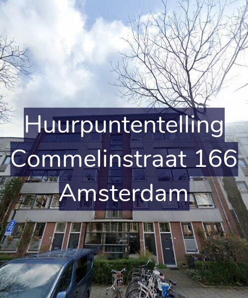 Foto gevel Huurpuntentelling voor Commelinstraat 166, Amsterdam