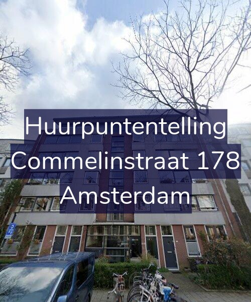 Foto gevel Huurpuntentelling voor Commelinstraat 178, Amsterdam