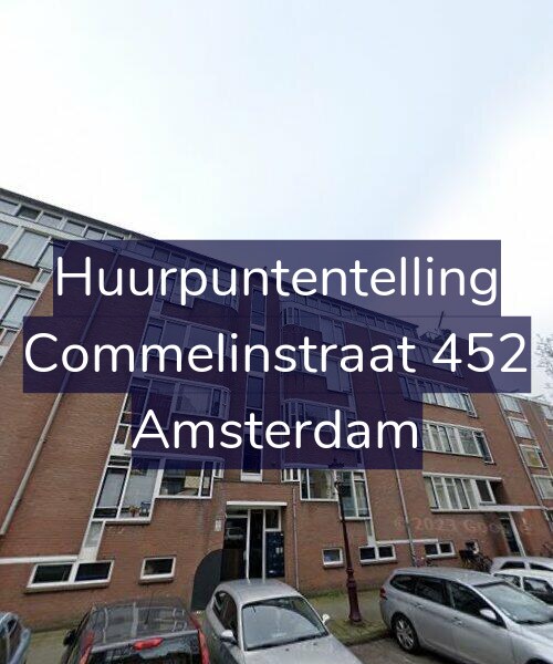Foto gevel Huurpuntentelling voor Commelinstraat 452, Amsterdam