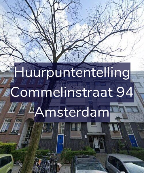 Foto gevel Huurpuntentelling voor Commelinstraat 94, Amsterdam