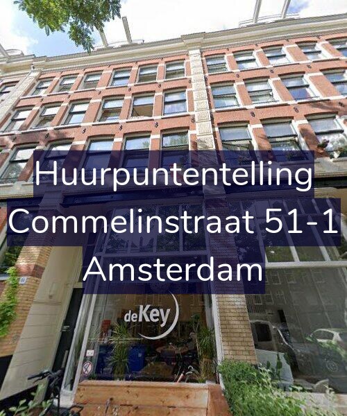 Foto gevel Huurpuntentelling voor Commelinstraat 51-1, Amsterdam