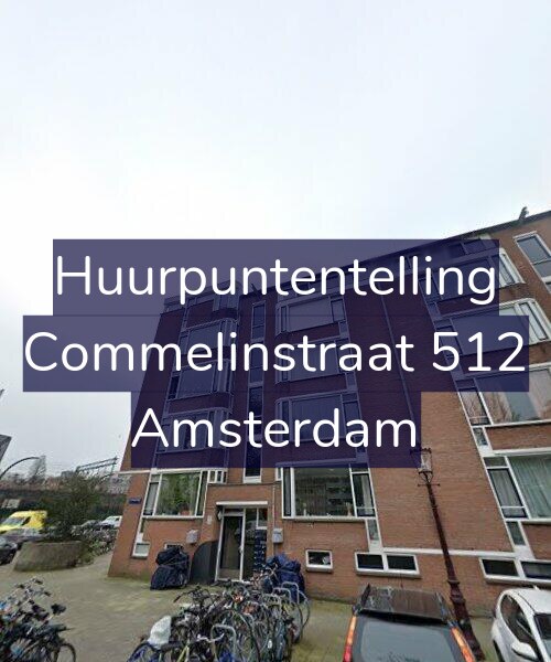 Foto gevel Huurpuntentelling voor Commelinstraat 512, Amsterdam