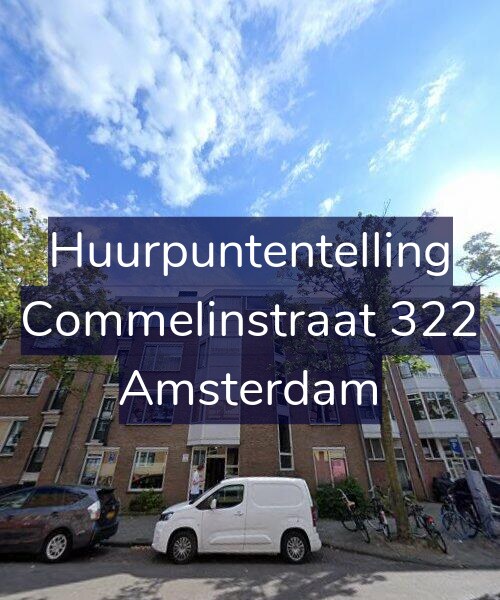 Foto gevel Huurpuntentelling voor Commelinstraat 322, Amsterdam