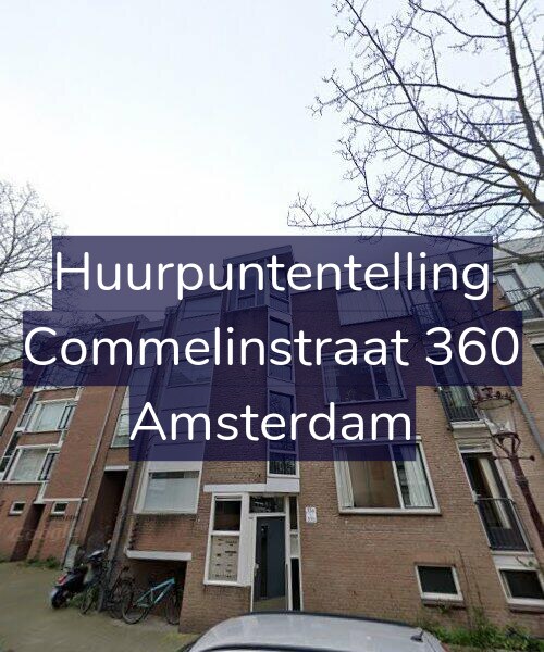 Foto gevel Huurpuntentelling voor Commelinstraat 360, Amsterdam