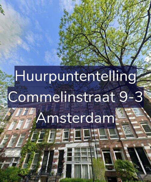 Foto gevel Huurpuntentelling voor Commelinstraat 9-3, Amsterdam