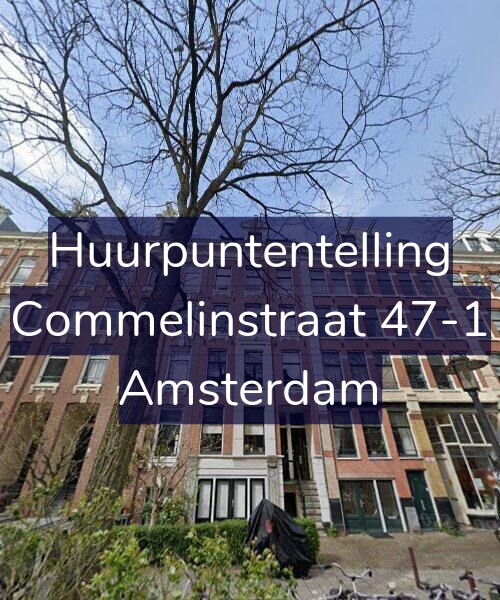 Foto gevel Huurpuntentelling voor Commelinstraat 47-1, Amsterdam