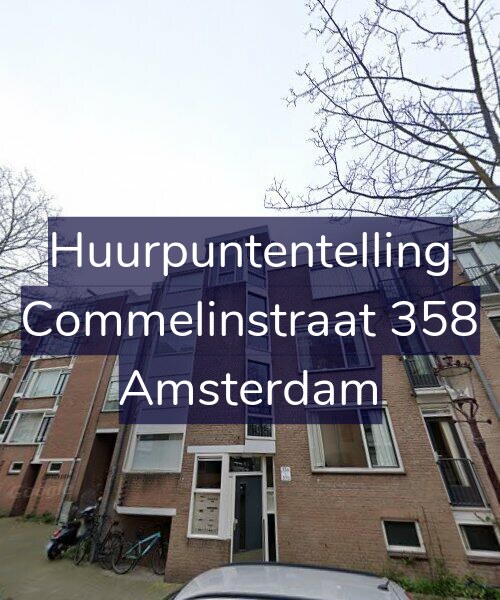 Foto gevel Huurpuntentelling voor Commelinstraat 358, Amsterdam