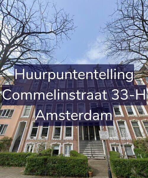 Foto gevel Huurpuntentelling voor Commelinstraat 33-H, Amsterdam