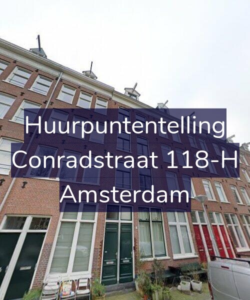 Foto gevel Huurpuntentelling voor Conradstraat 118-H, Amsterdam