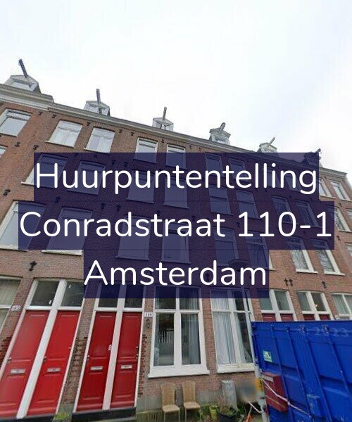 Foto gevel Huurpuntentelling voor Conradstraat 110-1, Amsterdam