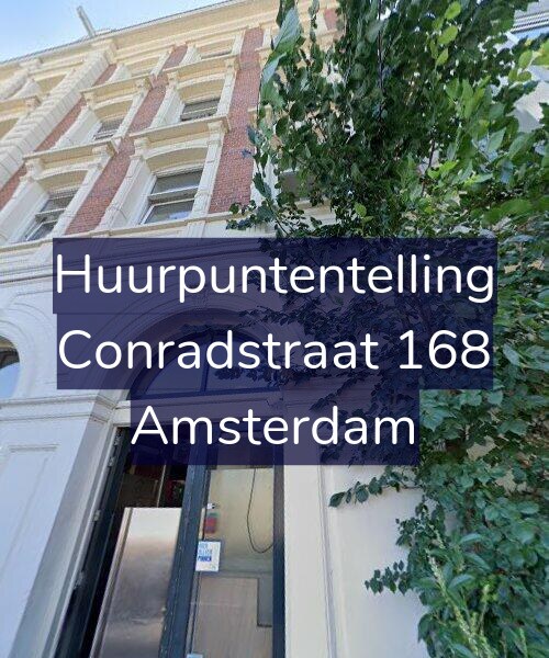 Foto gevel Huurpuntentelling voor Conradstraat 168, Amsterdam