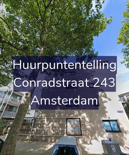 Foto gevel Huurpuntentelling voor Conradstraat 243, Amsterdam