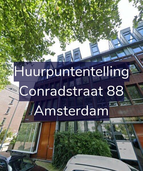 Foto gevel Huurpuntentelling voor Conradstraat 88, Amsterdam