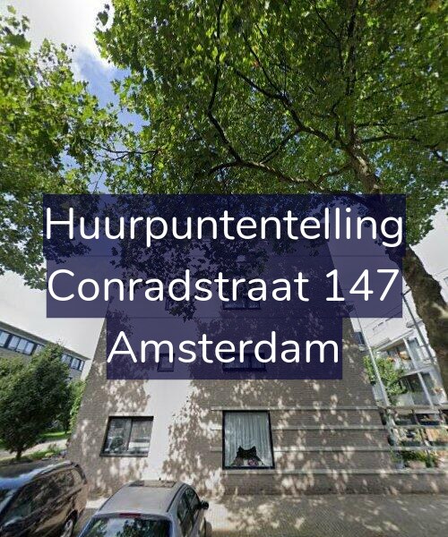 Foto gevel Huurpuntentelling voor Conradstraat 147, Amsterdam
