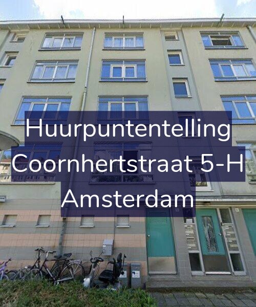 Foto gevel Huurpuntentelling voor Coornhertstraat 5-H, Amsterdam