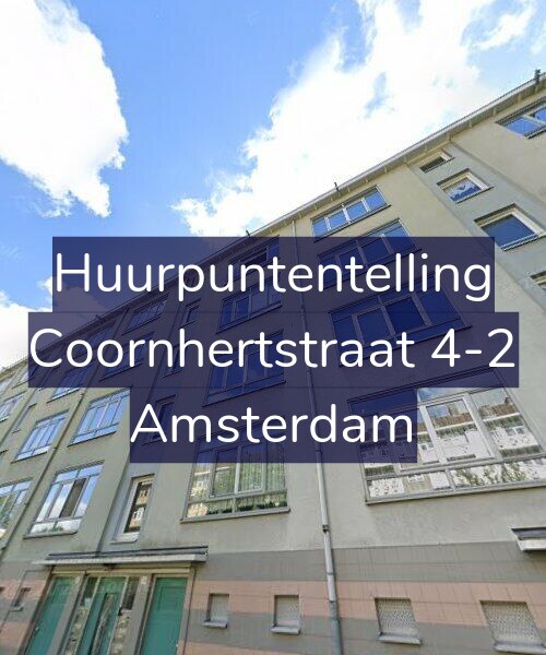 Foto gevel Huurpuntentelling voor Coornhertstraat 4-2, Amsterdam