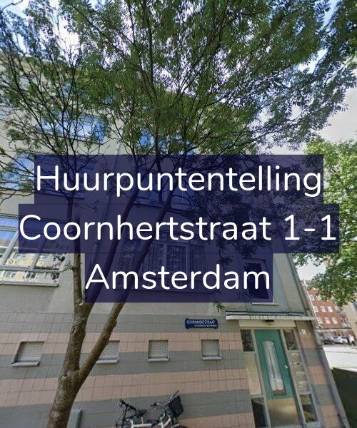 Foto gevel Huurpuntentelling voor Coornhertstraat 1-1, Amsterdam