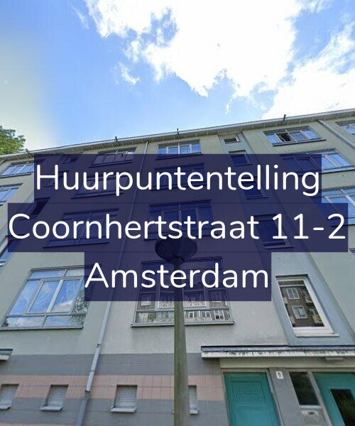 Foto gevel Huurpuntentelling voor Coornhertstraat 11-2, Amsterdam