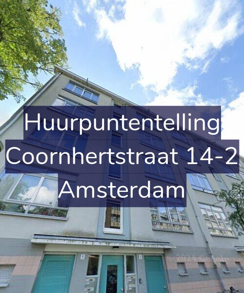 Foto gevel Huurpuntentelling voor Coornhertstraat 14-2, Amsterdam
