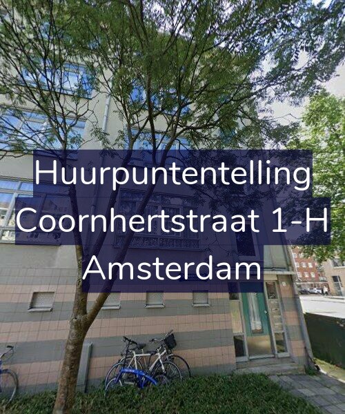 Foto gevel Huurpuntentelling voor Coornhertstraat 1-H, Amsterdam
