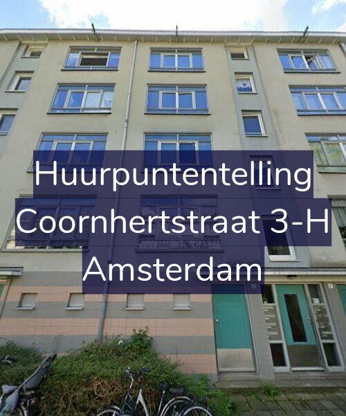 Foto gevel Huurpuntentelling voor Coornhertstraat 3-H, Amsterdam