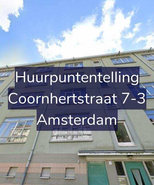 Foto gevel Huurpuntentelling voor Coornhertstraat 7-3, Amsterdam