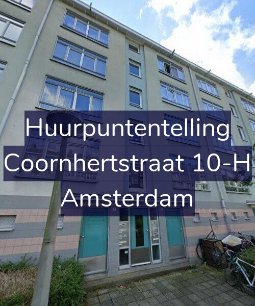 Foto gevel Huurpuntentelling voor Coornhertstraat 10-H, Amsterdam