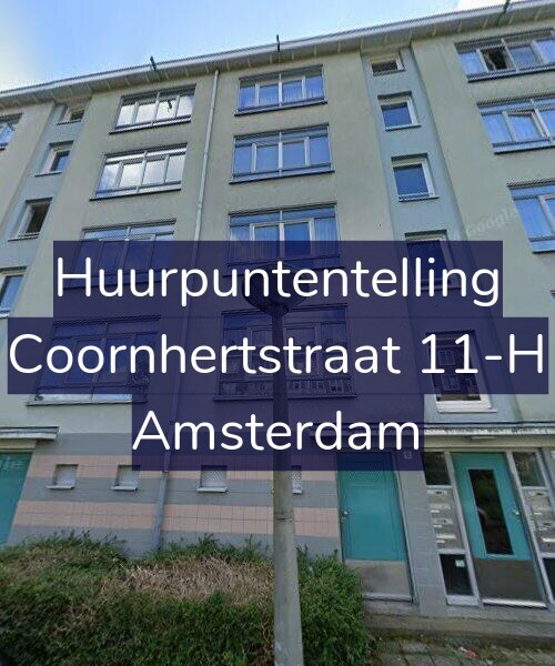 Foto gevel Huurpuntentelling voor Coornhertstraat 11-H, Amsterdam