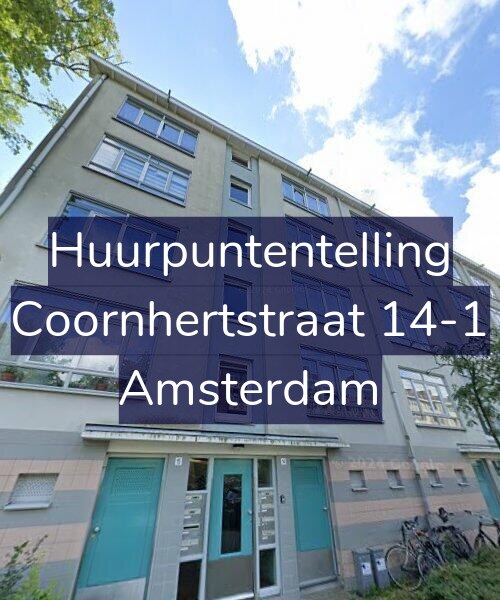 Foto gevel Huurpuntentelling voor Coornhertstraat 14-1, Amsterdam