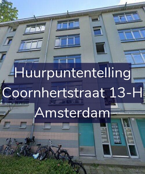 Foto gevel Huurpuntentelling voor Coornhertstraat 13-H, Amsterdam