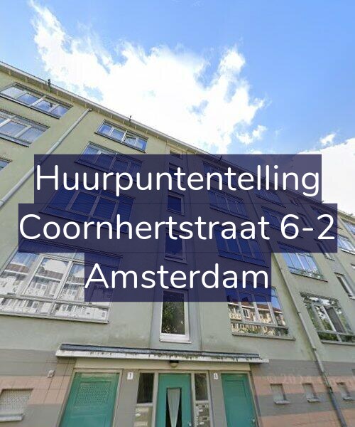 Foto gevel Huurpuntentelling voor Coornhertstraat 6-2, Amsterdam