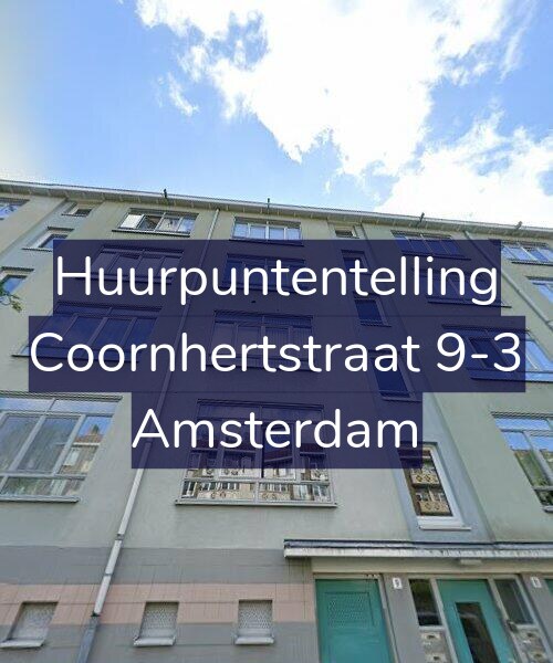 Foto gevel Huurpuntentelling voor Coornhertstraat 9-3, Amsterdam