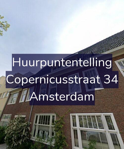Foto gevel Huurpuntentelling voor Copernicusstraat 34, Amsterdam