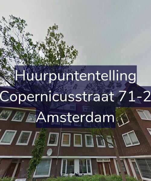 Foto gevel Huurpuntentelling voor Copernicusstraat 71-2, Amsterdam
