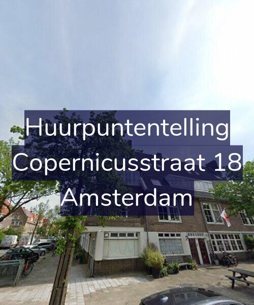 Foto gevel Huurpuntentelling voor Copernicusstraat 18, Amsterdam
