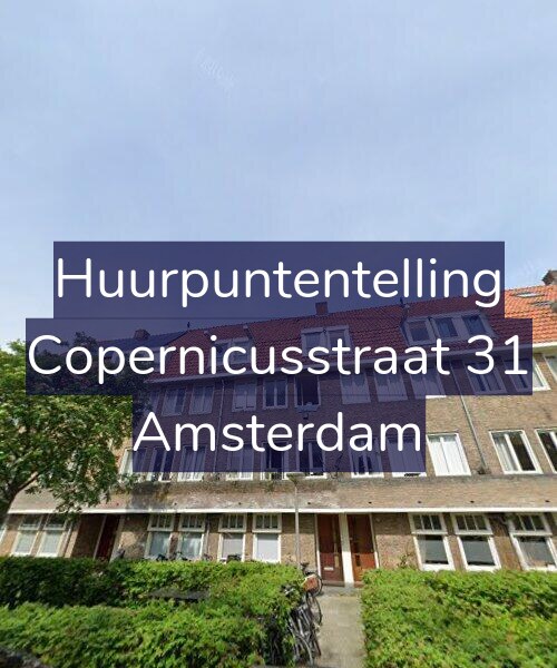 Foto gevel Huurpuntentelling voor Copernicusstraat 31, Amsterdam