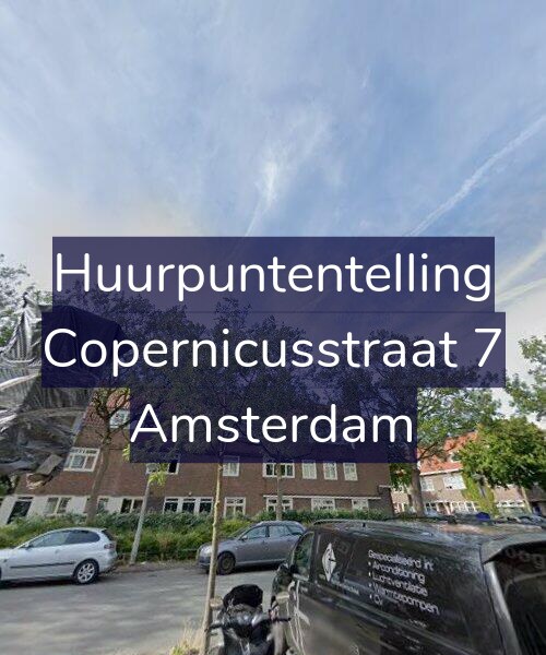 Foto gevel Huurpuntentelling voor Copernicusstraat 7, Amsterdam